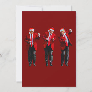 Cartes Pour Fêtes Annuelles Trump Santa Hat Dance Don, Donald Trump Dancing