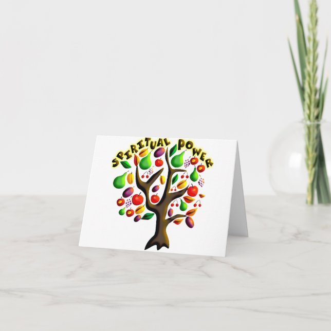 Cartes Pour Fêtes Annuelles Tu Bishvat (Devant)
