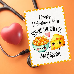 Cartes Pour Fêtes Annuelles Tu es le fromage à ma Saint-Valentin Macaroni