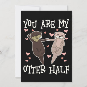 Cartes Pour Fêtes Annuelles Tu Es Mon Autre Demi-Valentin