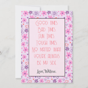 Cartes Pour Fêtes Annuelles Tu Es Toujours Mon Côté Valentine