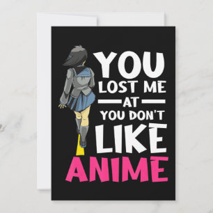 Cartes Pour Fêtes Annuelles Tu M'As Perdu Vêtements Anime Manga Cosplay Otaku