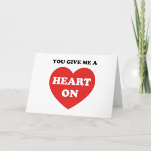 Cartes Pour Fêtes Annuelles Tu Me Donne Un Coeur