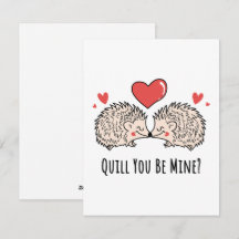 Tu seras à moi : Baiser de couple de hérissons amo