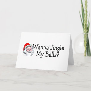 Cartes Pour Fêtes Annuelles Tu Veux Jingler Mes Ballons