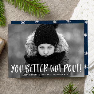 Cartes Pour Fêtes Annuelles Tu Veux Mieux Ne Pas Tirer La Photo