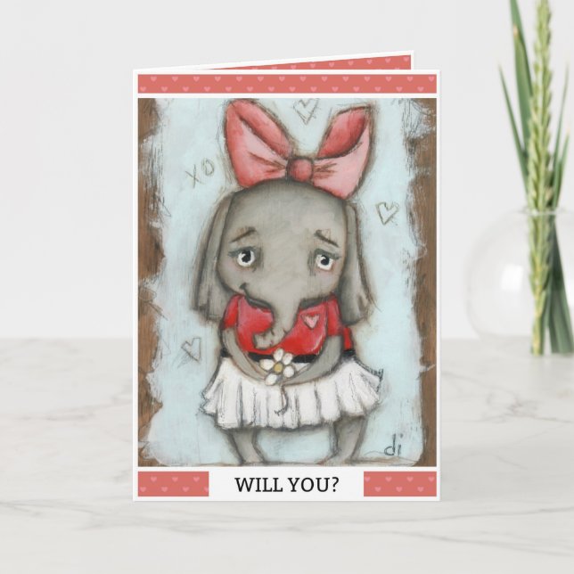 Cartes Pour Fêtes Annuelles Tu Veux ? - Valentine (Devant)