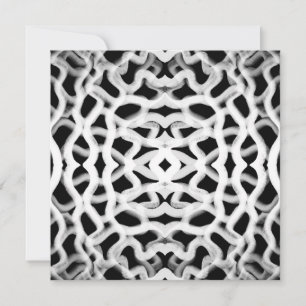 Cartes Pour Fêtes Annuelles Tubulage Blanc Sur Noir