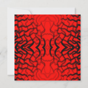 Cartes Pour Fêtes Annuelles Tubulaire Noir Et Rouge
