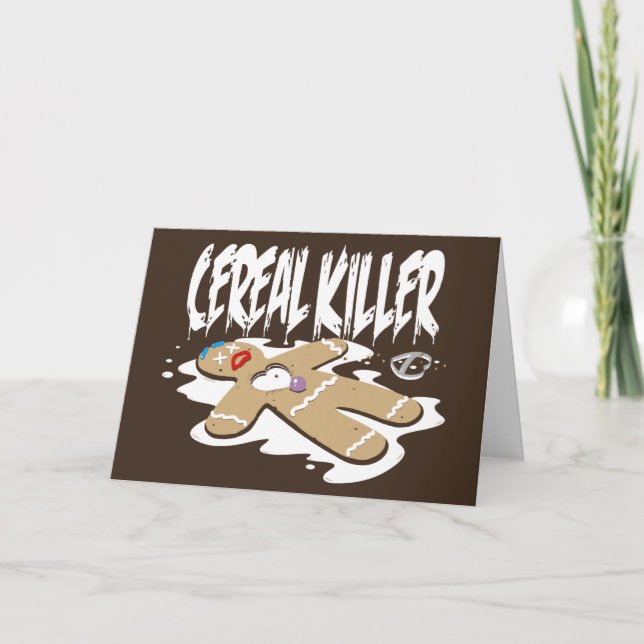 Cartes Pour Fêtes Annuelles Tueur de céréales (Devant)