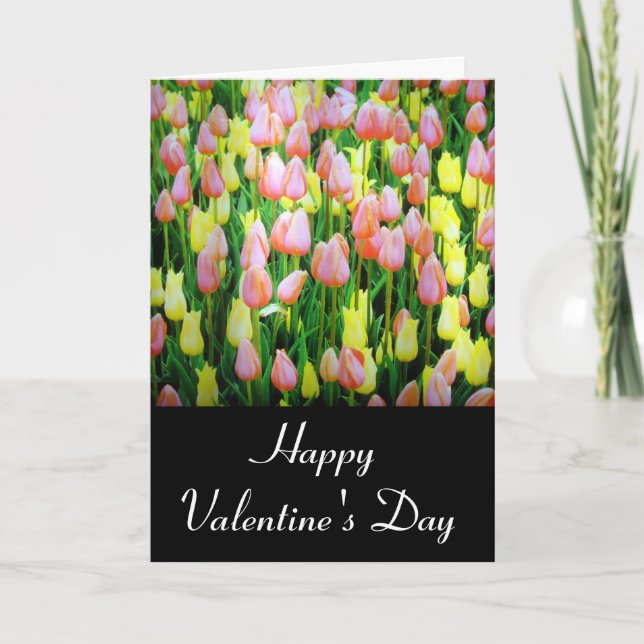 Cartes Pour Fêtes Annuelles tulipe valentine (Devant)