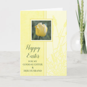 Cartes Pour Fêtes Annuelles Tulips Happy Pâques Godgirl et son mari