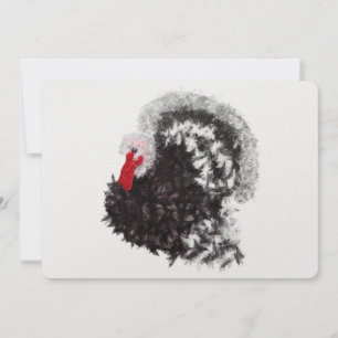 Cartes Pour Fêtes Annuelles Turc à glaces de Thanksgiving moderne