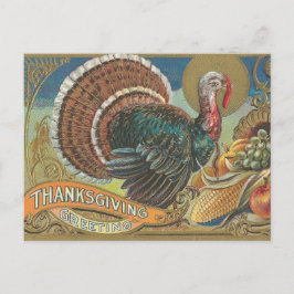 Cartes Pour Fêtes Annuelles Turquie Cornucopia Salutation de grâces