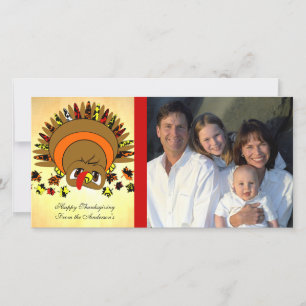 Cartes Pour Fêtes Annuelles Turquie mignonne