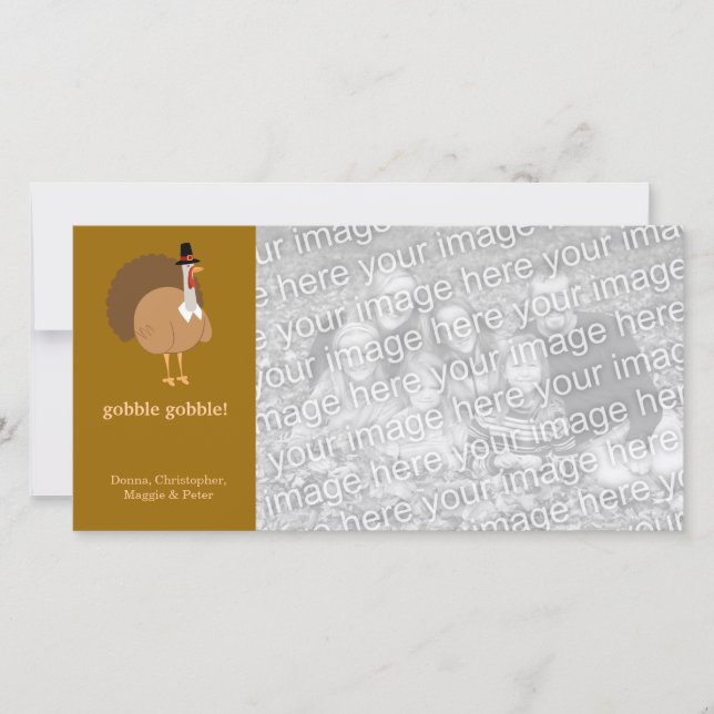 Cartes Pour Fêtes Annuelles Turquie stupide (Devant)