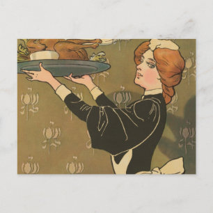 Cartes Pour Fêtes Annuelles Turquie victorienne de Thanksgiving vintage
