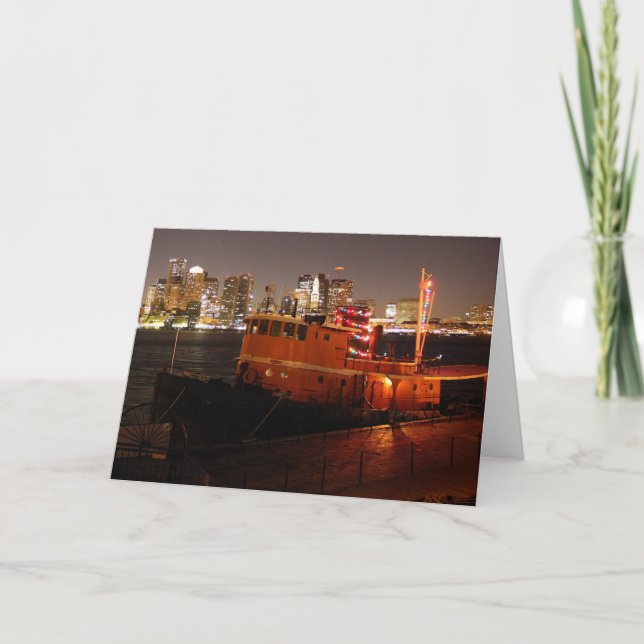 Cartes Pour Fêtes Annuelles Tuyau de vacances (Devant)