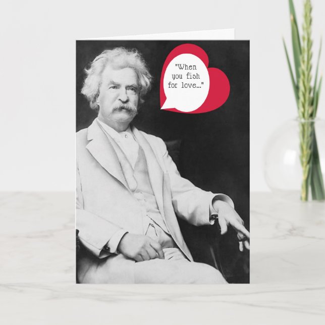 Cartes Pour Fêtes Annuelles Twain valentine (Devant)