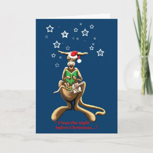 Cartes Pour Fêtes Annuelles Twas la nuit avant Noël
