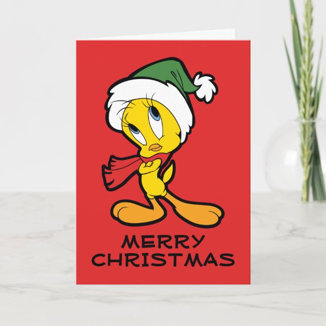 Cartes Pour Fêtes Annuelles TWEETY™ Christmas Thghts (Devant)