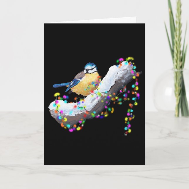 Cartes Pour Fêtes Annuelles Twinkle Twinkle Little Tit (Devant)
