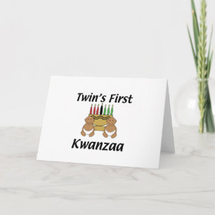 Cartes Pour Fêtes Annuelles Twins First Kwanzaa