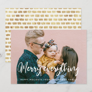 Cartes Pour Fêtes Annuelles Typographie Chic Moderne Joyeux Tout Photo