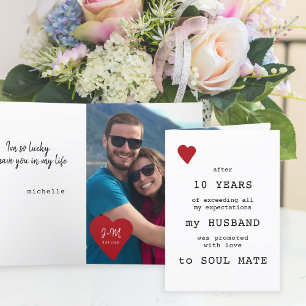 Cartes Pour Fêtes Annuelles Typographie de la Saint-Valentin photo personnalis