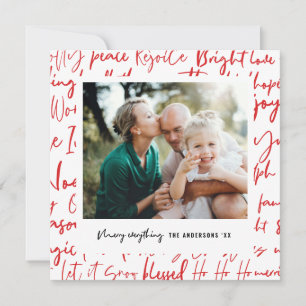 Cartes Pour Fêtes Annuelles Typographie graphique audacieuse moderne photo de 