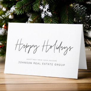 Cartes Pour Fêtes Annuelles Typographie moderne simple minimaliste jouant