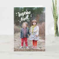 Typographie photo de voeux de Noël