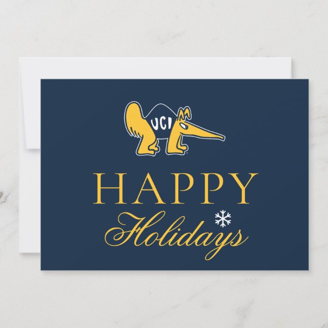 Cartes Pour Fêtes Annuelles UC Irvine | UCI Fourmis-blaireaux (Devant)