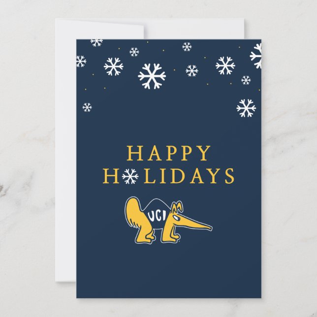 Cartes Pour Fêtes Annuelles UC Irvine | UCI Fourmis-ours (Devant)
