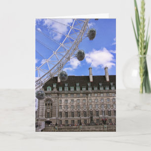 Cartes Pour Fêtes Annuelles (UK) LONDON EYE vues