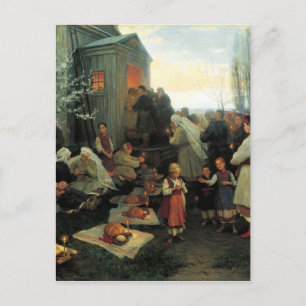 Cartes Pour Fêtes Annuelles Ukrainien Pâques/velyk Den'Blessing