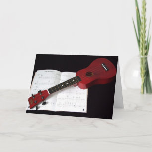 Cartes Pour Fêtes Annuelles Ukulélé et Songbook
