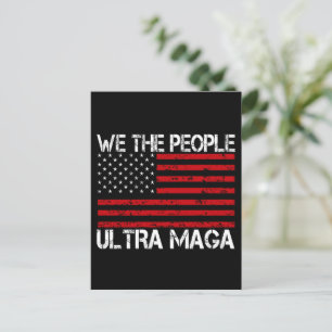Cartes Pour Fêtes Annuelles Ultra Maga Pro Trump 2024 Drôle Républicain