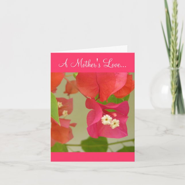 Cartes Pour Fêtes Annuelles Un amour de mère… (Devant)