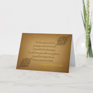 Cartes Pour Fêtes Annuelles Un amour égyptien