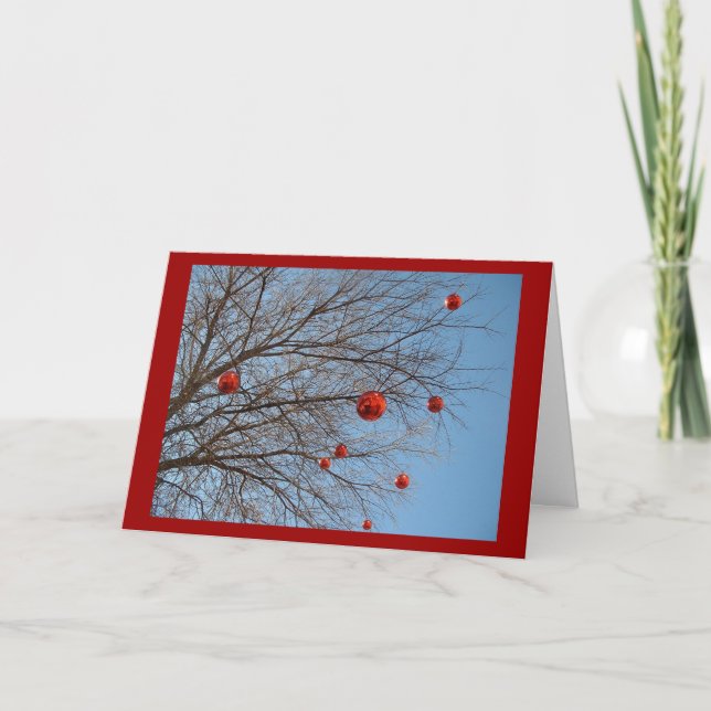 Cartes Pour Fêtes Annuelles Un arbre de Noël texan (Devant)