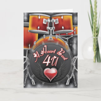 Cartes Pour Fêtes Annuelles Un battement cardiaque 4 U