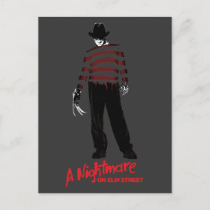 Cartes Pour Fêtes Annuelles Un cauchemar dans rue d'Elm   Freddy Krueger