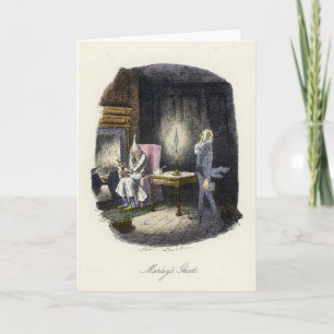 Cartes Pour Fêtes Annuelles Un chant de Noël - le fantôme de Marley
