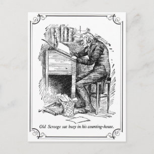 Cartes Pour Fêtes Annuelles Un chant de Noël : Vieux grippe-sou