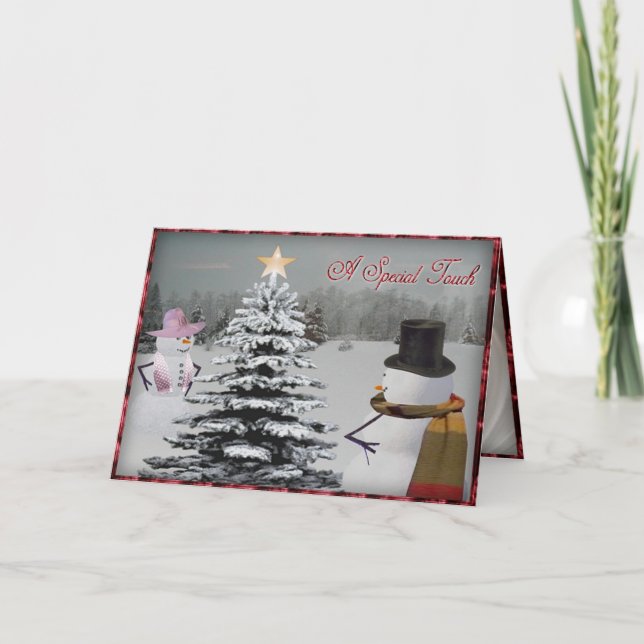 Cartes Pour Fêtes Annuelles Un contact spécial (Devant)