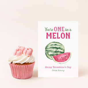 Cartes Pour Fêtes Annuelles Un dans une salle de classe Melon Kids Valentine's