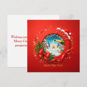 Cartes Pour Fêtes Annuelles Un design joyeux pour accueillir 2027