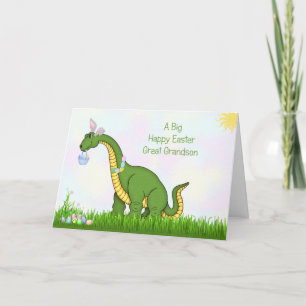 Cartes Pour Fêtes Annuelles Un Grand Pâques Heureux, Grand-Petit-Fils