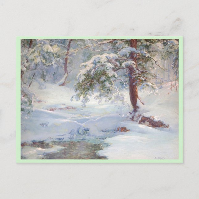 Cartes Pour Fêtes Annuelles Un hivernage (Devant)
